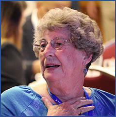 Donna Erickson, Wife of the late Jerry Erickson, Accepts Award in his Honor